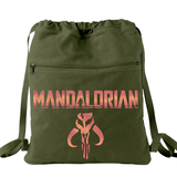 Disney The Mandalorian Backpack/ Mandalorian Mythosaur Mudhorn Vacation Travel Park Bag Cinch Sack