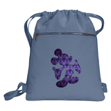 Disney Haunted Mansion Backpack/ Mickey Mouse Haunted Mansion Purple Wallpaper Vacation Park Bag