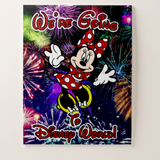 Disney Reveal Surprise Puzzle/ We're Going To Disney Jigsaw Puzzle/ Mickey, Minnie Disney World/ Disneyland Vacation Puzzle Gift