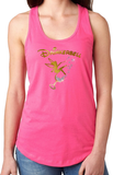 Drinkerbell Tank Top/ Disney Drinking Epcot Food And Wine Festival Women’s Tank/ Funny Tinkerbell Gold, Glitter Wine Glass Vacation Tank