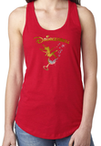 Drinkerbell Tank Top/ Disney Drinking Epcot Food And Wine Festival Women’s Tank/ Funny Tinkerbell Gold, Glitter Wine Glass Vacation Tank
