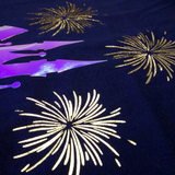 Disney 50th Anniversary Tanks/ EARidescent Holographic Cinderella Castle And Gold Fireworks Minnie Vacation Tank Top