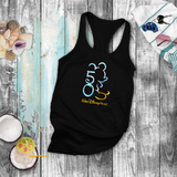Disney 50th Anniversary Tanks/ EARidescent Holographic 50 Gold Mickey Mouse Or Minnie Mouse Vacation Tank Top