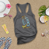Disney 50th Anniversary Tanks/ EARidescent Holographic 50 Gold Mickey Mouse Or Minnie Mouse Vacation Tank Top