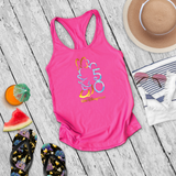 Disney 50th Anniversary Tanks/ EARidescent Holographic 50 Gold Mickey Mouse Or Minnie Mouse Vacation Tank Top