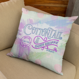 Easter Bunny Pillow/ Cottontail Candy Shoppe Pastel Sign Pastel Splashes And Polkadots Spring Décor