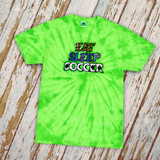 Soccer Tie Dye Shirts/ Eat Sleep Soccer Quote Animal Print Team Gift Adult and Youth Shirts