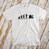 Hockey Shirt/ Evolution Of The Hockey Goalie T-Shirt/ Theory Of Evolution Hockey Player Coach Gift