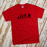 Hockey Shirt/ Evolution Of The Hockey Player T-Shirt/ Theory Of Evolution Hockey Player, Coach, Mom Shirt Gift