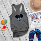 Disney Star Wars Minnie Mouse Tank / Galaxy’s Edge Chewbacca Vacation Shirt/ Minnie Galaxy Glitter Bow Top