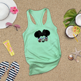 Disney Star Wars Minnie Mouse Tank / Galaxy’s Edge Chewbacca Vacation Shirt/ Minnie Galaxy Glitter Bow Top