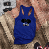 Disney Star Wars Minnie Mouse Tank / Galaxy’s Edge Chewbacca Vacation Shirt/ Minnie Galaxy Glitter Bow Top