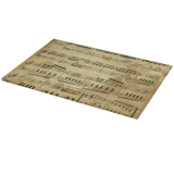 Vintage Music Sheet Glass Cutting Board/ Stained Music Sheet Kitchen Décor Gift