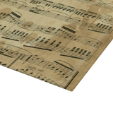 Vintage Music Sheet Glass Cutting Board/ Stained Music Sheet Kitchen Décor Gift