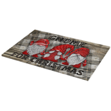 Christmas Gnome Cutting Board/ Gnome For Christmas Plaid Rustic Country Holiday Farmhouse Kitchen Décor Gift