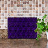 Haunted Mansion Cutting Board/ Disney Purple Wallpaper Kitchen Décor Gift