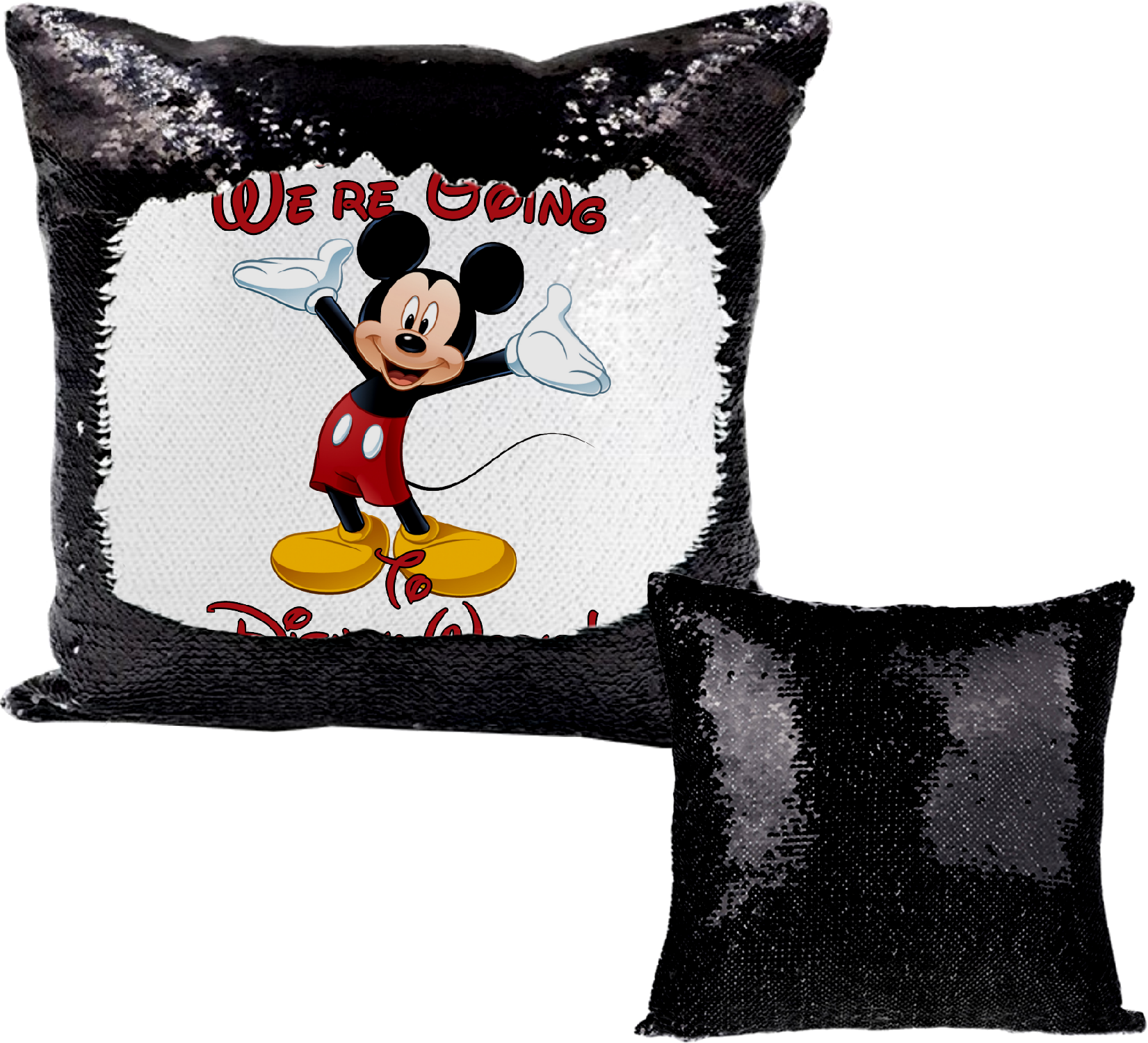 Disney sequin pillow hot sale
