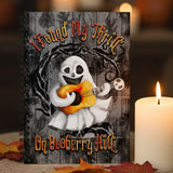 Halloween Journal/ Ghost Guitar Booberry Hill Notebook/ Diary Gift