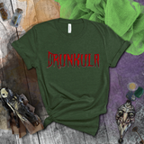 Halloween Drunkula Dracula Shirt/ Halloween Party Funny Drinking Costume T-Shirt/ Dracula Monster Costume Shirt