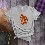Disney Mickey Autumn Shirts/ Pumpkin Spice Orange Brown Plaid Mickey Mouse Fall T Shirts