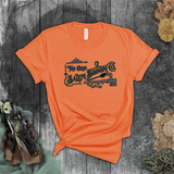 Halloween Witch Shirts/ The Olde Salem Broom Company Vintage Purple, Green Iron Scroll Sign T-Shirts