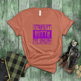 Halloween Costume Shirt/ Creepy Purple Straight Outta The Dungeon T-Shirts