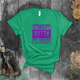 Halloween Costume Shirt/ Creepy Purple Straight Outta The Dungeon T-Shirts