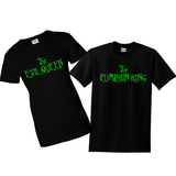 Halloween Matching Family Custom T-shirts/ Black, Green Matching Halloween Costume Shirts/ Couple T-Shirts/ Funny Halloween Matching Family Costume Shirts