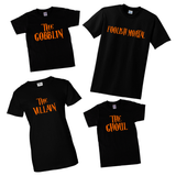 Halloween Matching Family Custom T-shirts/Matching Halloween Costume Shirts/Couple T-Shirts/Funny Halloween Matching Family Costume Shirts
