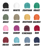Disney Hat/ Minnie Mouse Sunglasses Hat/ Disney World Parks Magic Kingdom, Epcot Baseball Hat / Disney Vacation Minnie Bow Silhouette Hat