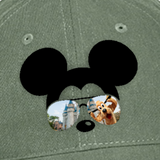Disney Hat/ Mickey Mouse Sunglasses Hat/ Disney Cinderella’s Castle With Pluto Baseball Hat / Disney Vacation Mickey Silhouette Cap
