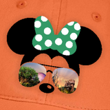 Disney Hat/ Minnie Mouse Sunglasses Hat/ Disney World Parks Magic Kingdom, Epcot Baseball Hat / Disney Vacation Minnie Bow Silhouette Hat