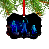 Haunted Mansion Christmas Ornament/ Disney Hitchhiking Ghosts Holiday Ornament/ Christmas Gift Tag