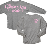 Disney Winnie The Pooh Jersey/ Hundred Acre Wood Piglet Spirit Shirt/ Disney Vacation Oversized Jersey Top