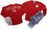 Disney Jack Skellington Jersey/ Nightmare Before Christmas Holographic Shirt/ Skellington Halloween Oversized Jersey