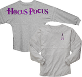 Disney Hocus Pocus 2 Jersey/ Black Flame Candle Holographic Spirit Shirt/ Glitter Hocus Pocus Oversized Jersey Top