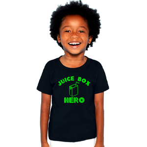 Juice Box Hero Toddler Shirt/ Music Toddler Shirt/ Retro Juke Box Rock And Roll Children’s Neon Juice Box T-Shirt