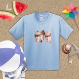 Strawberry Treats Kids Shirts/ Milkshakes Strawberries And Chocolate Children T Shirts