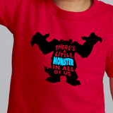 Monsters Inc. Kids Shirt/ Monsters University Sulley Scare Youth/ Toddler Shirt/ There’s A Little Monster In All Of Us T-Shirt