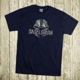Mandalorian Dadalorian Shirts/ Metallic Star Wars Dad Father’s Day T-Shirts