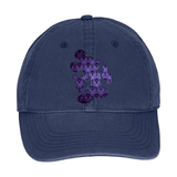 Disney Haunted Mansion Hat/ Mickey Mouse Haunted Mansion Purple Wallpaper Baseball Hat/ Disney Mickey Mouse Adjustable Cap