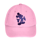 Disney Haunted Mansion Hat/ Mickey Mouse Haunted Mansion Purple Wallpaper Baseball Hat/ Disney Mickey Mouse Adjustable Cap