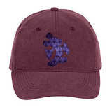 Disney Haunted Mansion Hat/ Mickey Mouse Haunted Mansion Purple Wallpaper Baseball Hat/ Disney Mickey Mouse Adjustable Cap