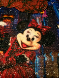Mickey Minnie Mouse Halloween Glitter Sweatshirt/Disney Minnie Mouse Glitter Sweatshirt/Halloween Mickey Vampire Costume Minnie Bow Sweater