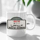 Cinema Sign Mug/ Funny Adulting One Star Review Cinema Marquee Sign Coffee Mug Gift Idea