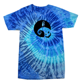 Disney Nightmare Before Christmas Tie Dye Shirt/ Jack Skellington And Sally/ Spiral Hill Halloween Oogie Boogie Tie Dye T-Shirt