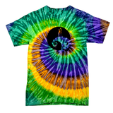 Disney Nightmare Before Christmas Tie Dye Shirt/ Jack Skellington And Sally/ Spiral Hill Halloween Oogie Boogie Tie Dye T-Shirt