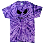 Disney Jack Skellington Tie Dye Shirt / Nightmare Before Christmas Tie Dye Youth Shirt / Disney NBC Tie Dye Vacation Youth Shirt