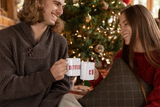 Netflix, Chill Coffee Mugs / Red And White Christmas Sweater Netflix And Chill Coffee Mug/ Matching Couple Coffee Lover Gift