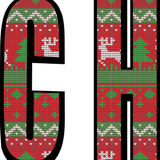 Netflix And Chill Pillows/ Ugly Christmas Sweater Couple Movie Night Faux Leather Square Pillow Zippered Cover
